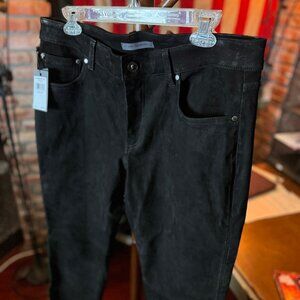 $2198 JOHN VARVATOS "Eton" Lamb Stretch Leather Pants (sz34)